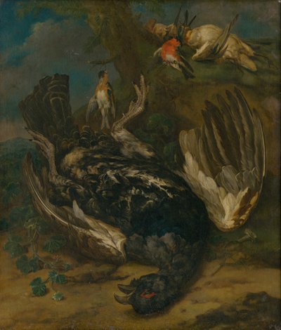 Still Life with Capercaillie by Johann Georg de Hamilton  